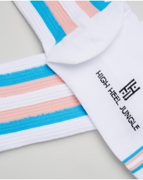 High Heel Jungle - Trans Pride Flag Socks