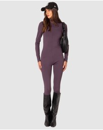 EDIKTED - She is Snatched High Neck Jumpsuit