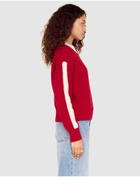 MINKPINK - Tilli Contrast Stripe Knit Jumper