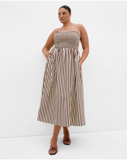 City Chic - Jolie Stripe Maxi Dress