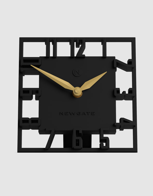 Newgate - Newgate Highline Mantel Clock-Black