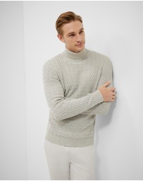 Politix - Textured Roll Neck Knit