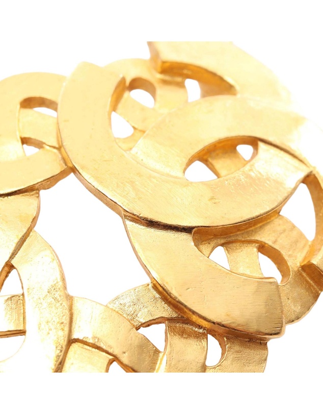 Pre-Loved by Azura Reborn - Pre-Loved CC Gold Plated Twisted Brooch