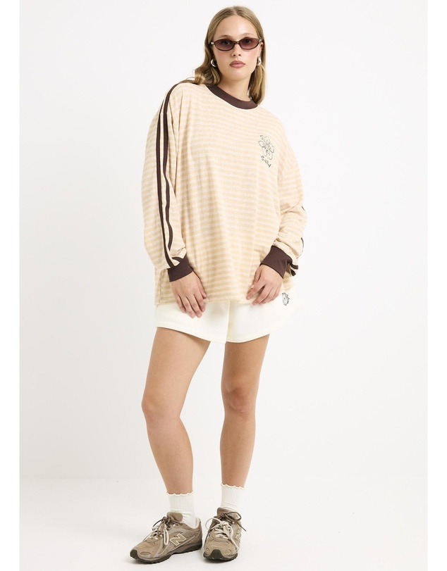Subtitled - Arizona Contrast Stripe Lon Sleeve Top