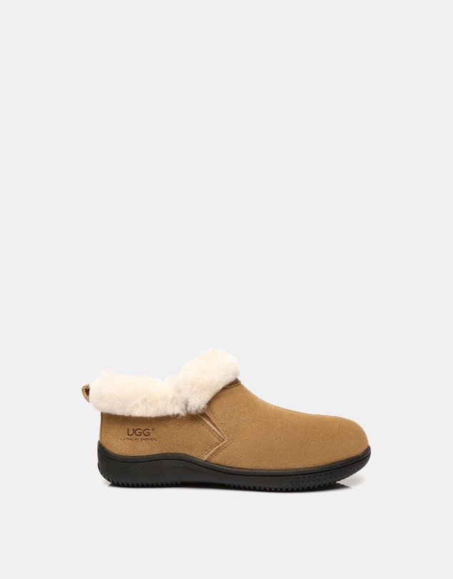 EVERAU - Australian Shepherd Ugg Daley Slipper Cow Suede Upper House Shoes