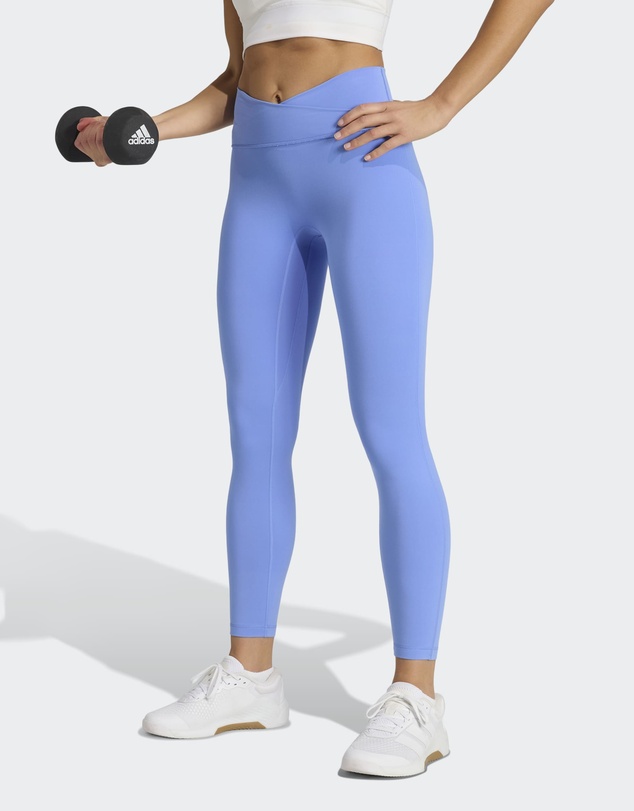 adidas Performance - 3 Stripes Studio All Me 7/8 X-Over Leggings Womens
