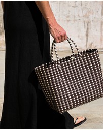 Mimmi Terra - Woven Eco Tote Tiramisu
