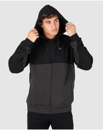 UNIT - UNIT Border Mens Zip Thru Hoodie
