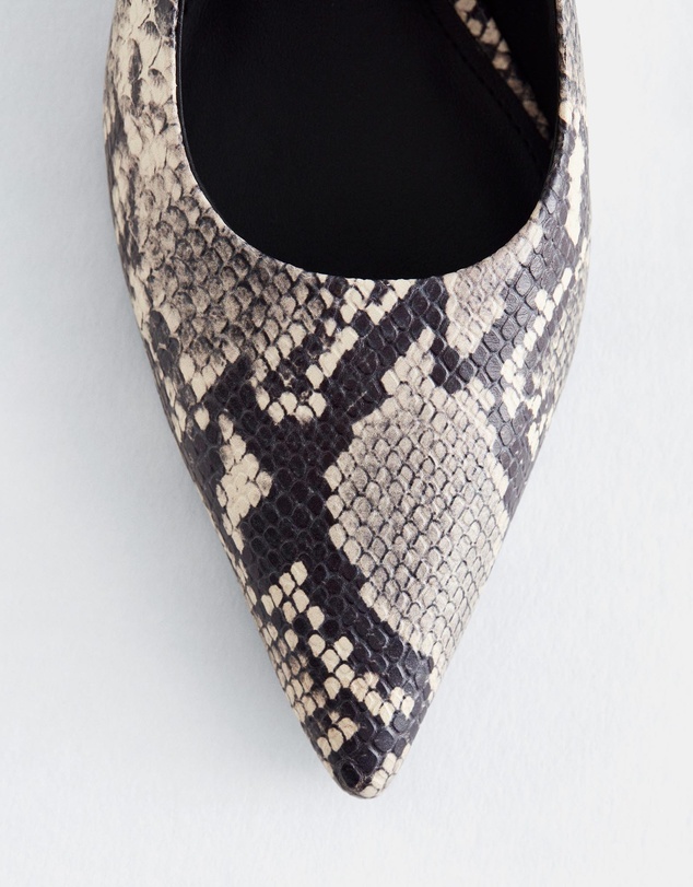 & Other Stories - Leather Wedge Slingback Pumps