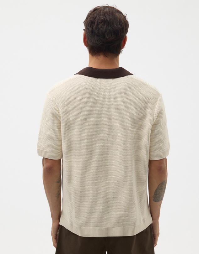 AERE - Contrast Collar Relaxed Cotton Polo
