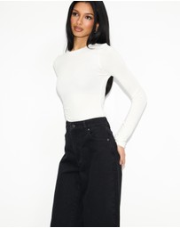 Dazie - Berlin Cinch Waistband Baggy Jeans