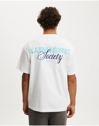 Cotton On - Box Fit Text T-Shirt