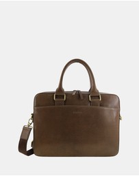 Pierre Cardin - Pierre Cardin Men's Leather Business Satchel Bag