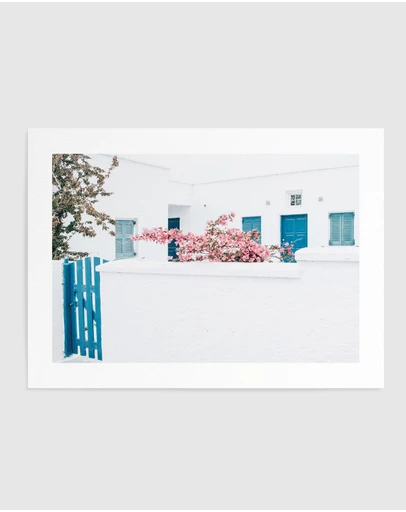 Olive et Oriel - Santorini In Spring Art Print