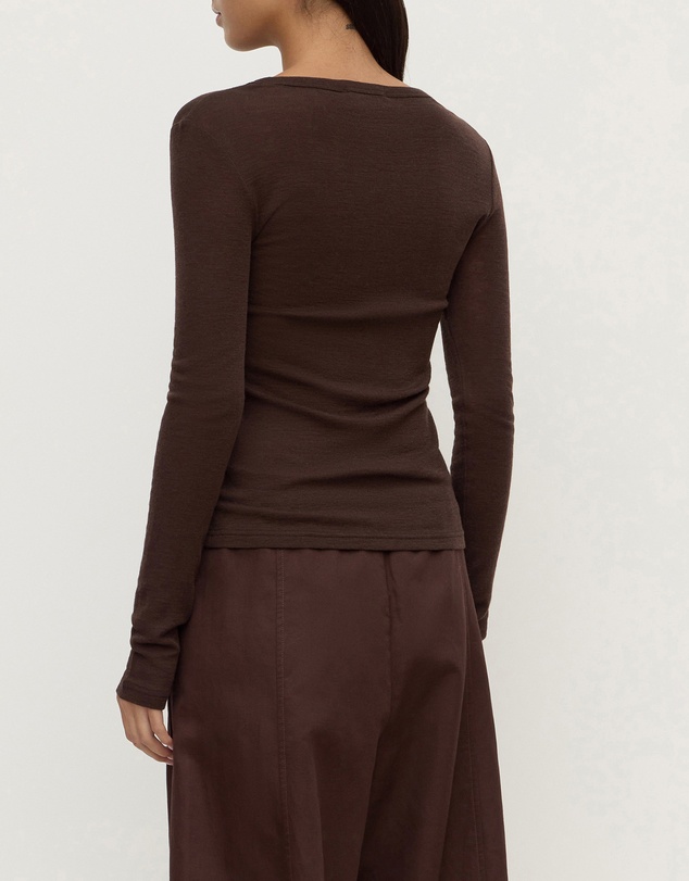 Assembly Label - Nora Merino Wool Henley Top