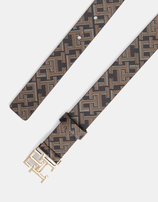 Tommy Hilfiger - TH Logo 2.5 Mono Print Belt