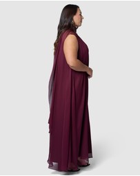 Pink Dusk by Curve Project - Intoxicating Maxi Dress