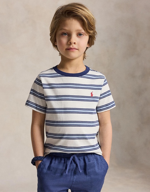Polo Ralph Lauren - Striped Cotton Jersey Tee - Kids