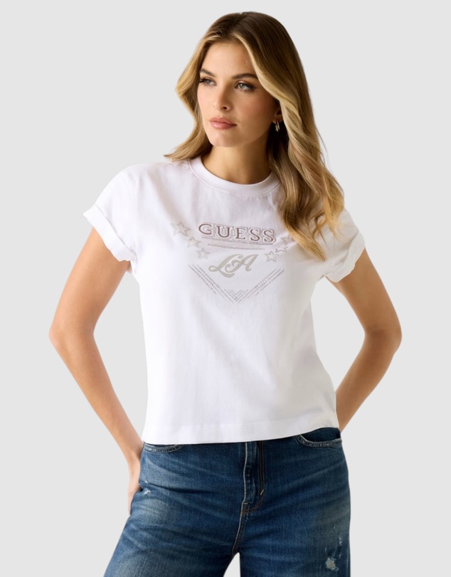 GUESS - Stars Rhinestones T-Shirt