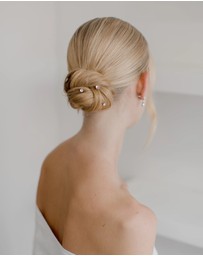 The White Collection - Aria - 6mm Crystal Bridal Hair Pin Trio