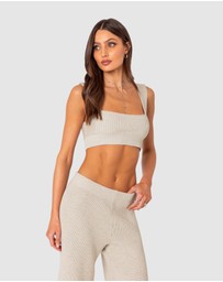 EDIKTED - Sunday Knit Bra Top