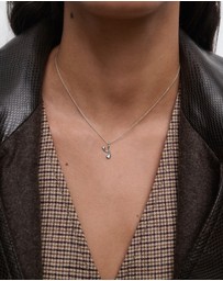 PDPAOLA - Initial 2026 Y Silver Pendant Necklace