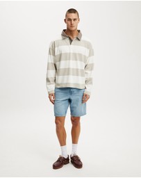 Cotton On - Loose Straight Denim Short