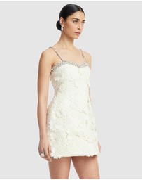 LEO LIN - Sophia Embellished Lace Mini Dress