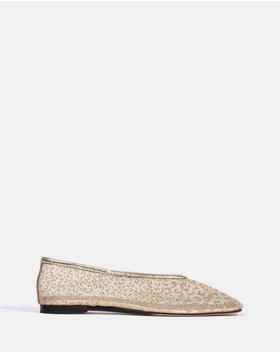 Gold Leopard Mesh