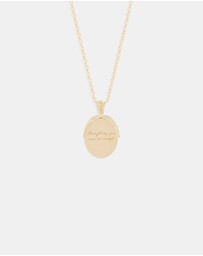 By Charlotte - Gold Everything You Are Is Enough Small Necklace