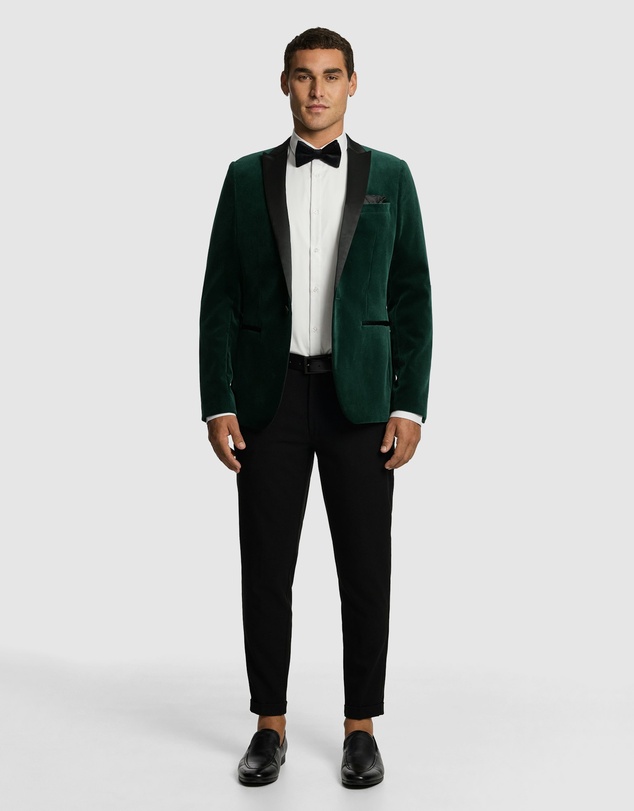 yd. - Milan Velvet Tuxedo Jacket
