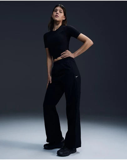 Nike - Windrunner High-Waisted Woven Open-Hem Pants