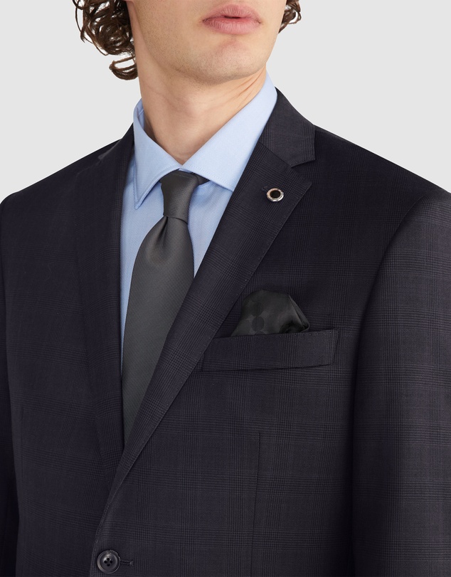 Van Heusen - Wool Tonal Glen Check Suit Jacket