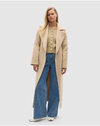 Seed Heritage - Wool Blend Tie Coat