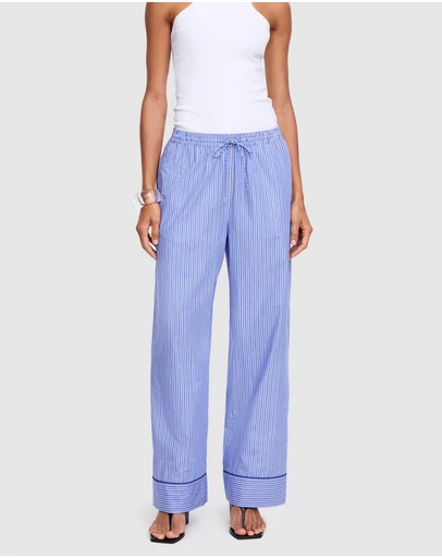 ARKET - Striped Cotton Trousers