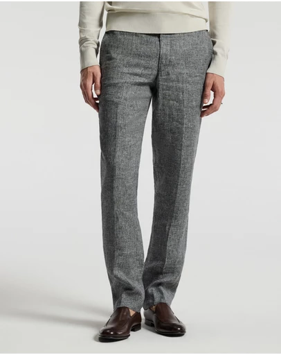 Calibre - Melange Linen Suit Pants Iron