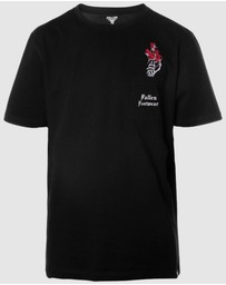 Fallen Footwear - Mens Roses T-Shirt Black