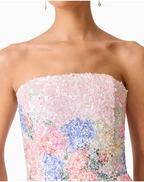 Elliatt - Lurea Strapless Midi Dress