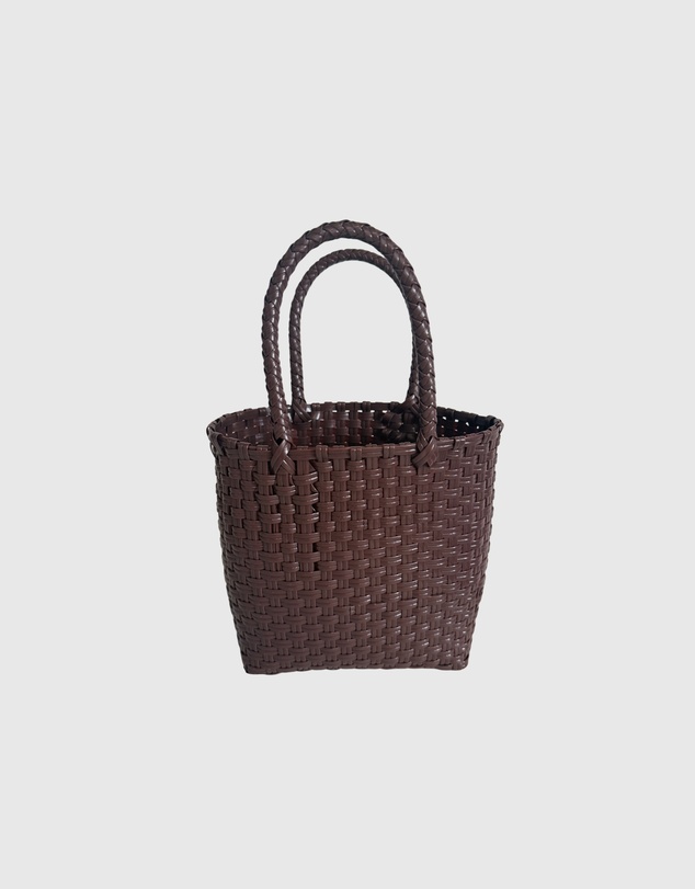 Mimmi Terra - Woven Micro Tote Cioccolato