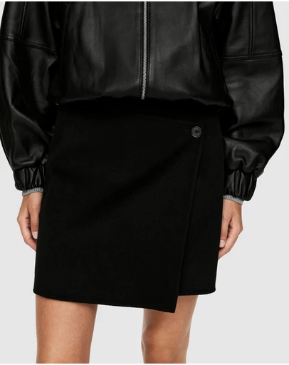 ARKET - Doublé Wool-Blend Skirt