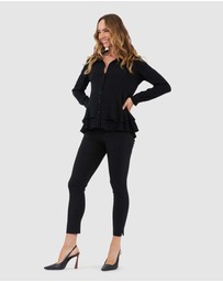Ripe Maternity - Evelyn Peplum Shirt