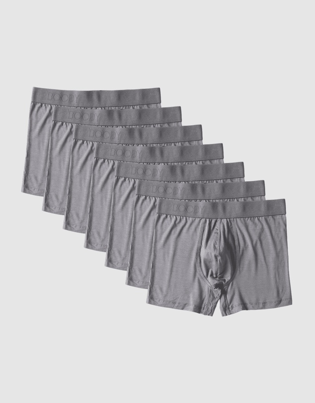 Boody - 7-Pack Mens Everyday Boxer Ash
