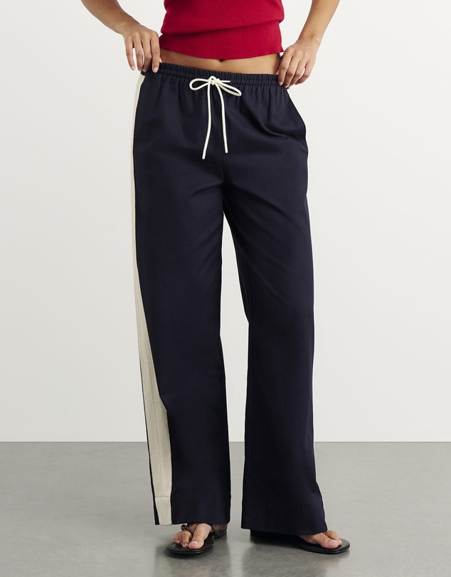Jag - Canvas Contrast Pant