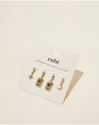 Rubi - 2Pk Mid Earring