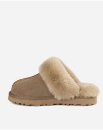 Ozwear Connection Uggs - Ugg Slippers Premium Australia Sheepskin Unisex Scuffette Suede
