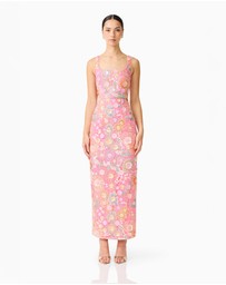 Elliatt - Nathalie Column Ankle Grazer Maxi Dress