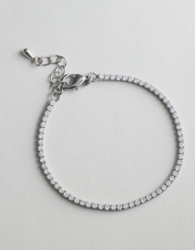 Zahar - Liliana Tennis Bracelet Silver