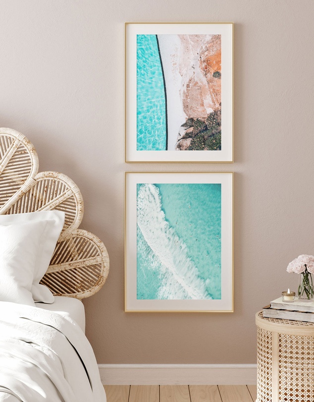 Olive et Oriel - Bondi Surf Art Print