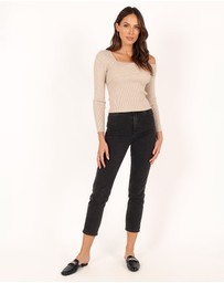 Petal & Pup - Aleena Knit Top - Oatmeal