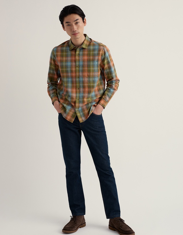 Seasalt - Seasalt Cornwall Multi Banyan Checked Cotton Shirt
